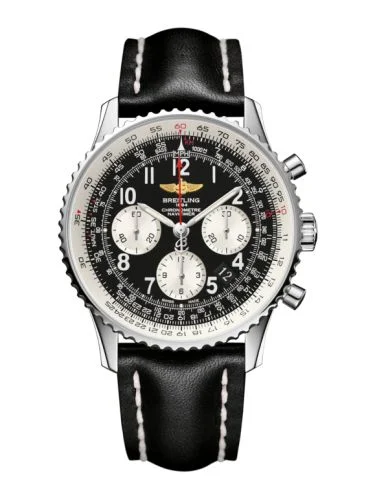 Breitling - AB012012/BB02/435X/A20BA.1 Navitimer 01 43 Stainless Steel / Black Arabic / Calf / Pin