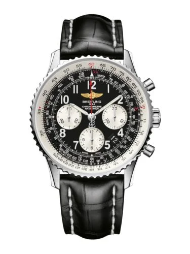 Breitling - AB012012.BB02.743P Navitimer 01 43 Stainless Steel / Black Arabic / Croco