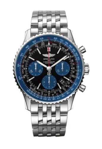 Breitling - AB012116/BE09/447A Navitimer 01 43 Stainless Steel / Blue Edition / Bracelet