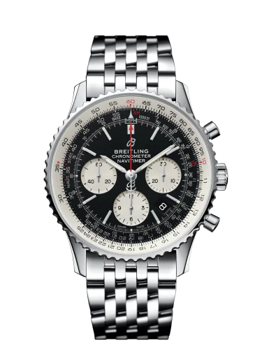 Breitling - AB0121211B1A1 Navitimer 1 B01 Chronograph 43 Stainless Steel / Black / Bracelet