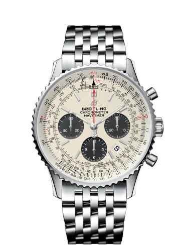 Breitling - AB0121211G1A1 Navitimer 1 B01 Chronograph 43 Stainless Steel / Silver / Bracelet
