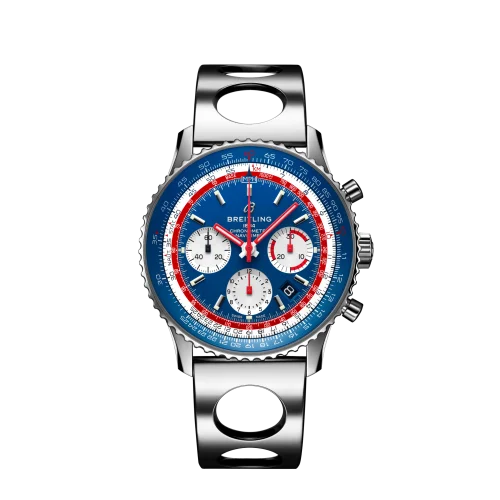 Breitling - AB01212B1C1A2 Navitimer 1 B01 Chronograph 43 Stainless Steel / Airline Editions Pan Am / Air Racer