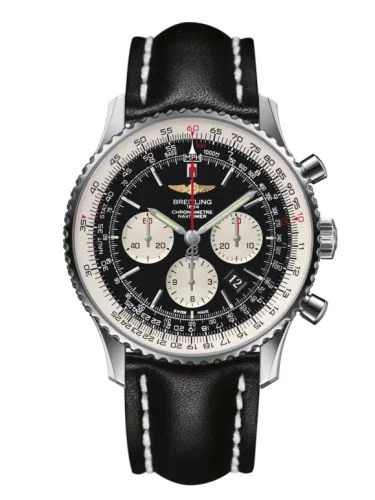 Breitling - AB012721/BD09/441X/A20BA.1 Navitimer 01 46 Stainless Steel / Black / Calf / Pin