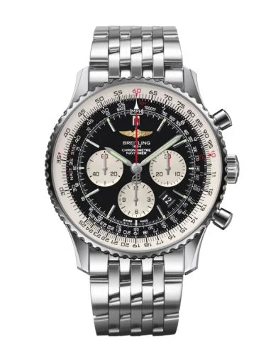 Breitling - AB012721/BD09/443A Navitimer 01 46 Stainless Steel / Black / Bracelet