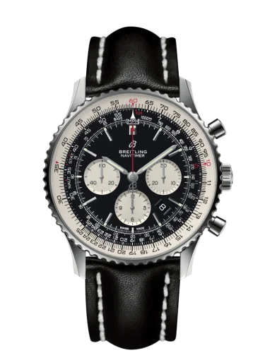 Breitling - AB0127211B1X2 Navitimer 1 B01 Chronograph 46 Stainless Steel / Black / Calf / Folding