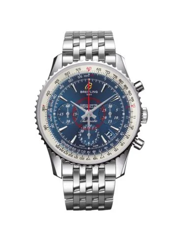 Breitling - AB0130C5.C894.448A Montbrillant 01 Stainless Steel / Aurora Blue / Bracelet / Limited Edition