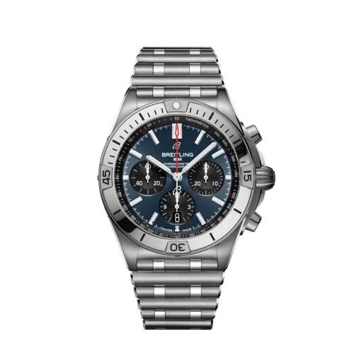 Breitling - AB0134101C1A1 Chronomat B01 42 Stainless Steel / Blue / Rouleaux