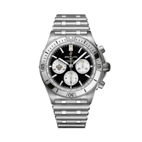 Breitling - AB01342B1B4A1 Chronomat B01 42 NFL New Orleans Saints / Rouleaux