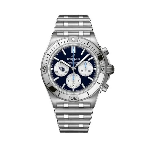 Breitling - AB01342B1C6A1 Chronomat B01 42 NFL Tennessee Titans / Rouleaux