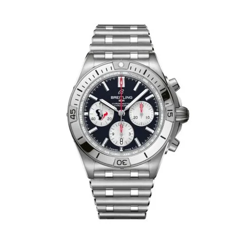Breitling - AB01342B1CBA1 Chronomat B01 42 NFL Houston Texans / Rouleaux