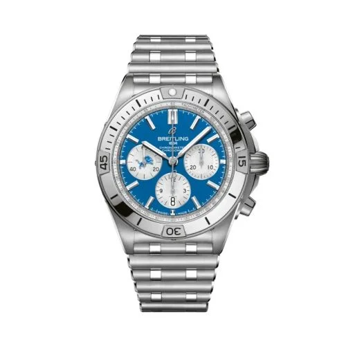 Breitling - AB01342B1CCA1 Chronomat B01 42 NFL Detroit Lions / Rouleaux