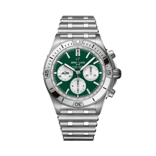 Breitling - AB01342B1L5A1 Chronomat B01 42 NFL New York Jets / Rouleaux