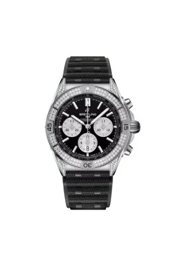 Breitling - AB0134721B1S2 Chronomat B01 42 Stainless Steel - Diamond / Black / Rubber