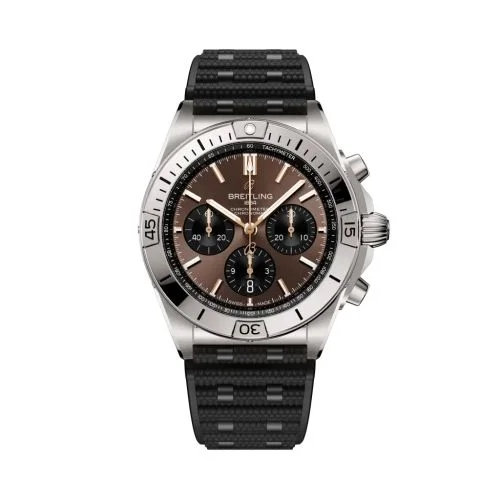 Breitling - AB01347B1Q1S1 Chronomat B01 42 Stainless Steel / Brown / Switzerland