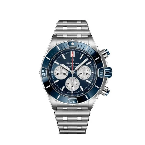 Breitling - AB0136161C1A1 Super Chronomat B01 44 Stainless Steel / Blue / Rouleaux