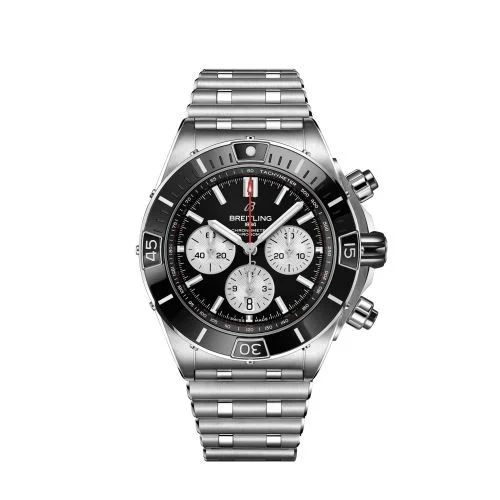Breitling - AB0136251B1A1 Super Chronomat B01 44 Stainless Steel / Black / Rouleaux