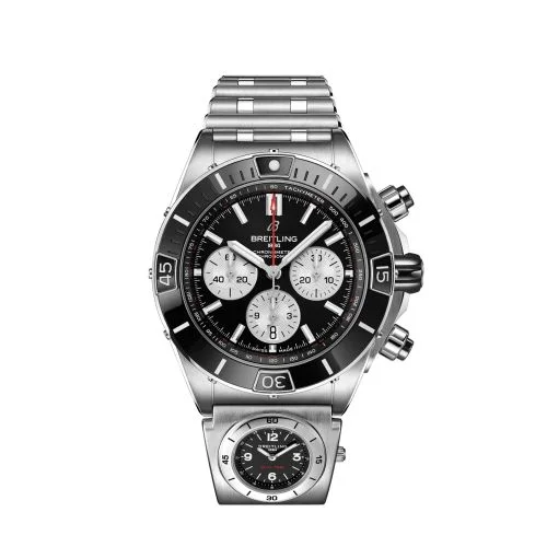 Breitling - AB0136251B1A2 Super Chronomat B01 44 Stainless Steel / Black / Rouleaux - UTC