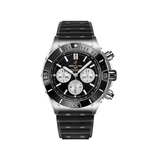 Breitling - AB0136251B1S1 Super Chronomat B01 44 Stainless Steel / Black / Rubber