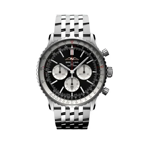 Breitling - AB0137211B1A1 Navitimer B01 Chronograph 46 Stainless Steel / Black / Bracelet