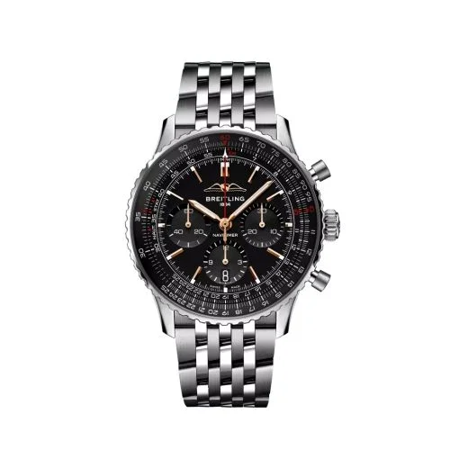Breitling - AB01381C1B1A1 Navitimer  B01 Chronograph 43 Stainless Steel / Black / Boutique Edition