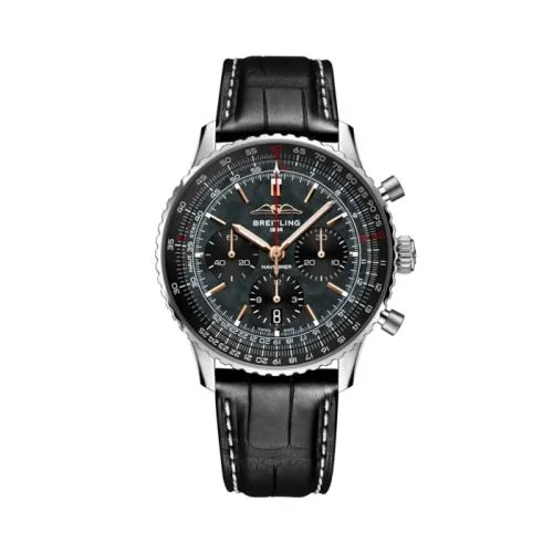 Breitling - AB01381G1B1P1 Navitimer  B01 Chronograph 43 Stainless Steel / Black MOP / Japan