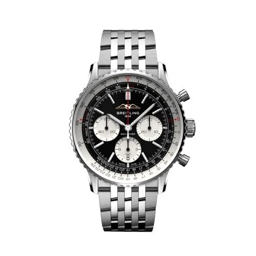 Breitling - AB0138211B1A1 Navitimer B01 Chronograph 43 Stainless Steel / Black / Bracelet