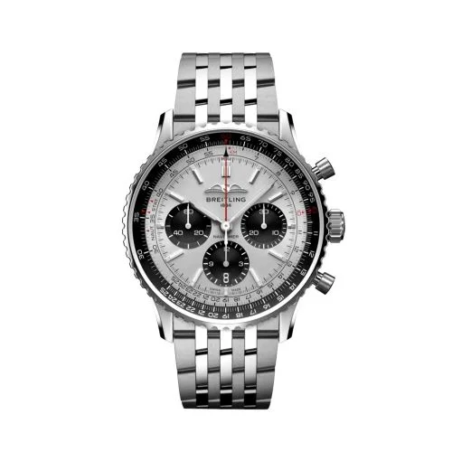 Breitling - AB0138241G1A1 Navitimer B01 Chronograph 43 Stainless Steel / Silver / Bracelet