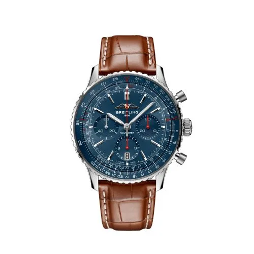 Breitling - AB01383A1C1P1 Navitimer  B01 Chronograph 43 Stainless Steel / Blue / France