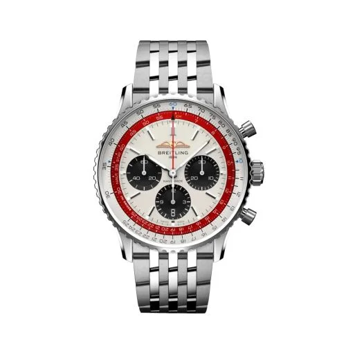 Breitling - AB01383B1G1A1 Navitimer  B01 Chronograph 43 Stainless Steel / Boeing 747 / Bracelet
