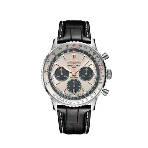 Breitling - AB01386C1G1P1 Navitimer B01 Chronograph 43 Stainless Steel / Starlux Airlines