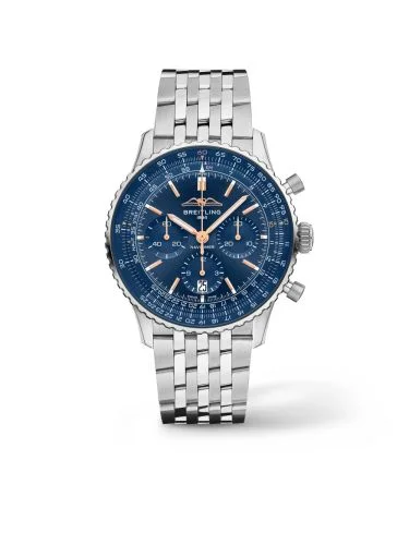 Breitling - AB01387A1C1A1 Navitimer B01 Chronograph 43 Stainless Steel / Wempe Signature Collection / Bracelet
