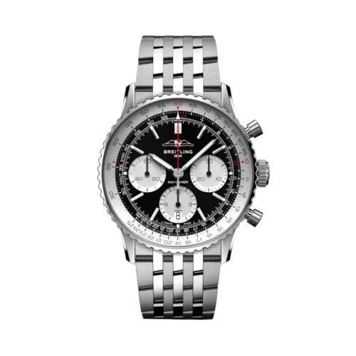 Breitling - AB0139211B1A1 Navitimer B01 Chronograph 41 Stainless Steel / Black / Bracelet