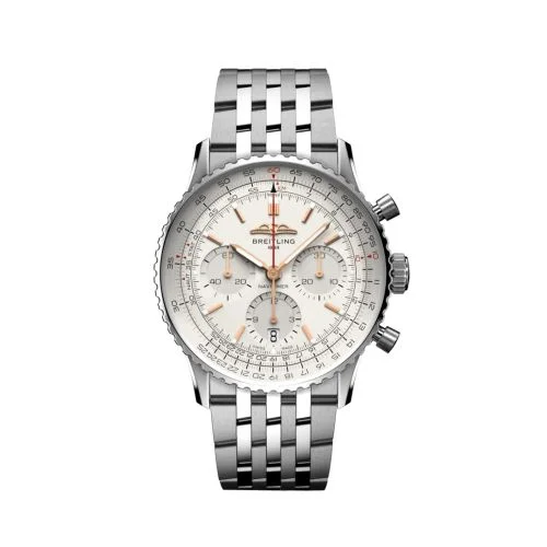 Breitling - AB0139211G1A1 Navitimer B01 Chronograph 41 Stainless Steel / Silver / Bracelet