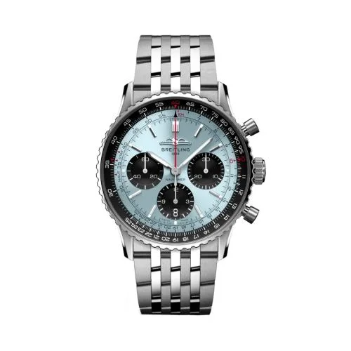 Breitling - AB0139241C2A1 Navitimer B01 Chronograph 41 Stainless Steel / Ice Blue / Bracelet