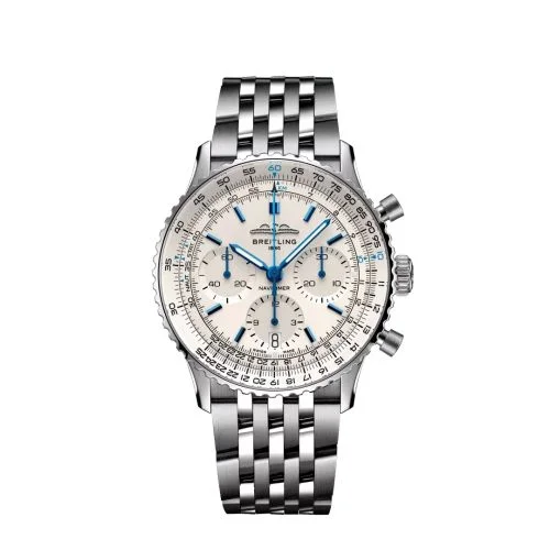 Breitling - AB0139A71G1A1 Navitimer B01 Chronograph 41 Stainless Steel / White - Boutique / Bracelet