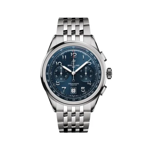 Breitling - AB0145171C1A1 Premier B01 Chronograph 42 Stainless Steel / Blue / Bracelet