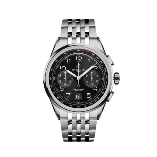 Breitling - AB0145221B1A1 Premier B01 Chronograph 42 Stainless Steel / Black / Bracelet