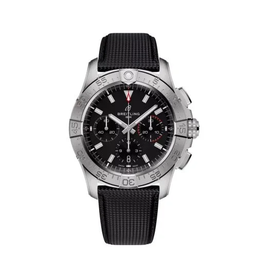 Breitling - AB0146101B1X1 Avenger B01 Chronograph 42 Stainless Steel / Black / Strap