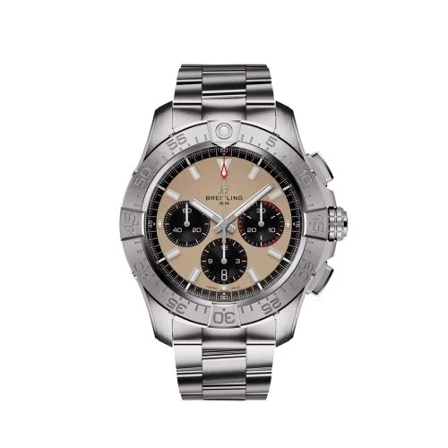 Breitling - AB0147101A1A1 Avenger B01 Chronograph 44 Stainless Steel / Sand / Bracelet