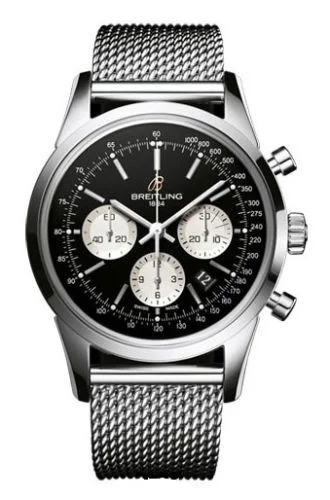 Breitling - AB015112/BA59/154A Transocean Chronograph Stainless Steel / Reverse Panda / Limited Edition
