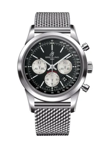 Breitling - AB015212/BF26/154A Transocean Chronograph Stainless Steel / Reverse Panda / Bracelet