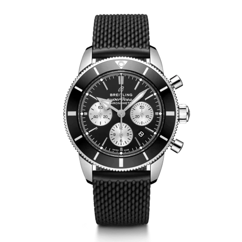 Breitling - AB0162121B1S1 Superocean Heritage II B01 Chronograph 44 Stainless Steel / Black / Rubber / Folding