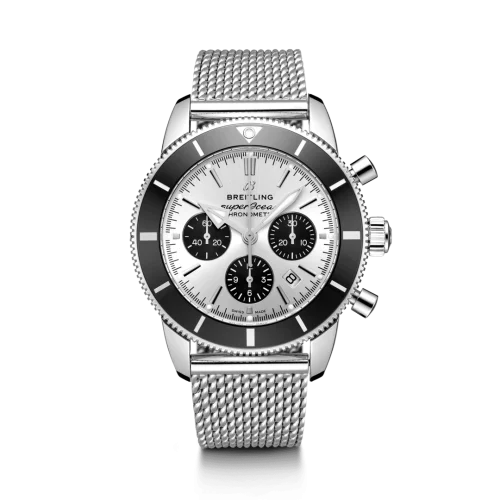 Breitling - AB0162121G1A1 Superocean Heritage II B01 Chronograph 44 Stainless Steel / Silver / Bracelet