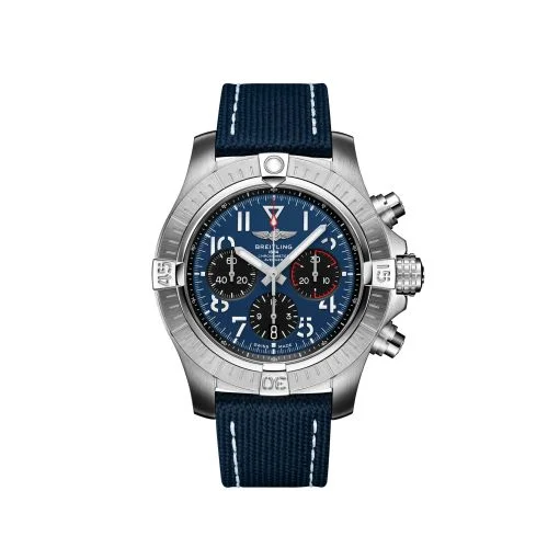 Breitling - AB01821A1C1X1 Avenger B01 Chronograph 45 Stainless Steel / Blue / Strap - Pin