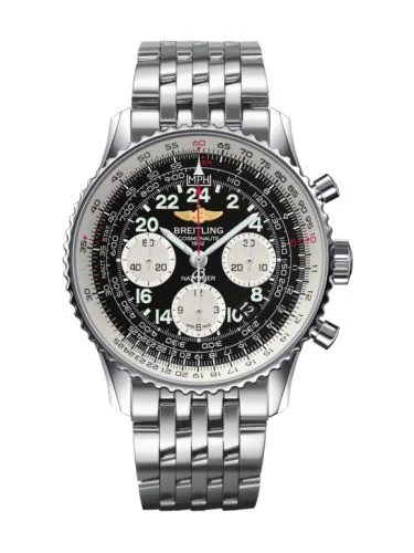 Breitling Cosmonaute Stainless Steel / Black / Bracelet