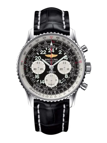 Breitling Breitling - AB0210B4.BC36.743P Cosmonaute Stainless Steel / Black / Croco