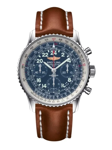 Breitling Breitling - AB0210B4.C917.433X Cosmonaute Stainless Steel / Blue / Calf