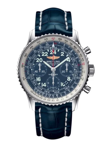 Breitling Breitling - AB0210B4.C917.731P Cosmonaute Stainless Steel / Blue / Croco