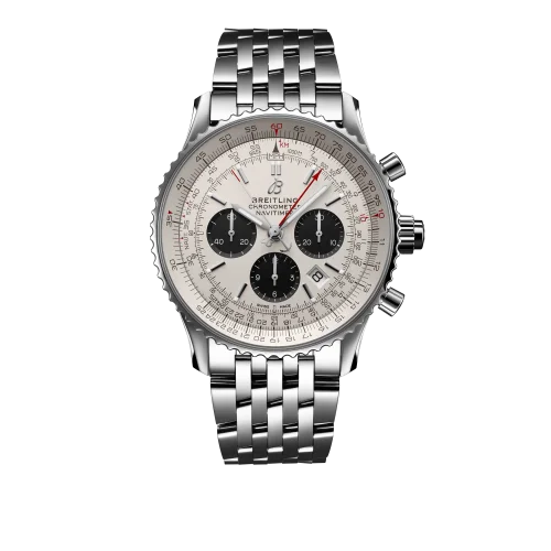 Breitling - AB0310211G1A1 Navitimer Rattrapante Stainless Steel / Silver  / Bracelet