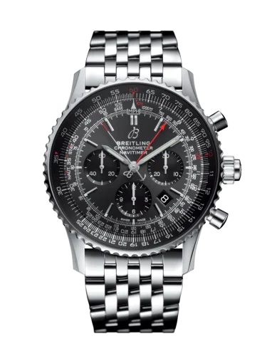 Breitling - AB03102A1F1A1 Navitimer Rattrapante Stainless Steel / Stratos Gray / Bracelet / Boutique Edition